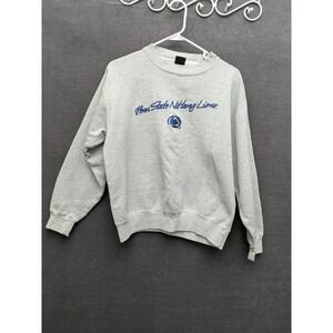 Vintage Signal Sweatshirt PSU Penn State Nittany Lions Gray Pullover Size M